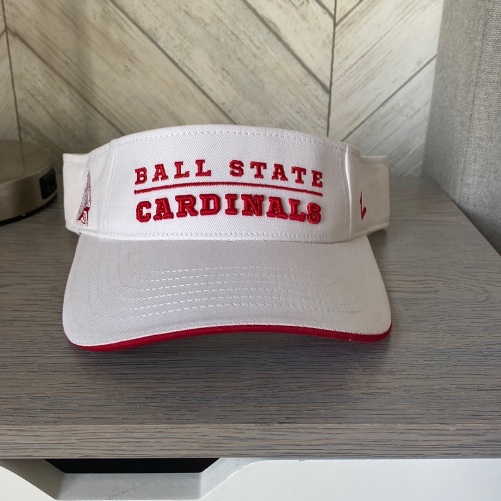 Ball state cardinals visor hat